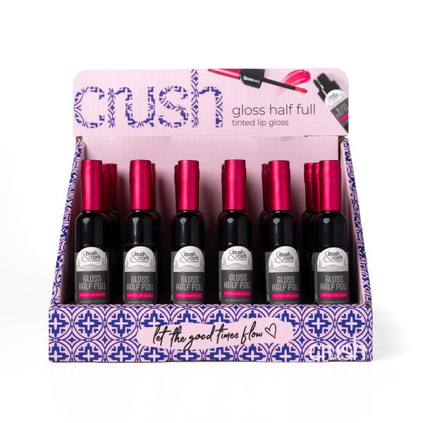 Gloss half full tinted lip gloss