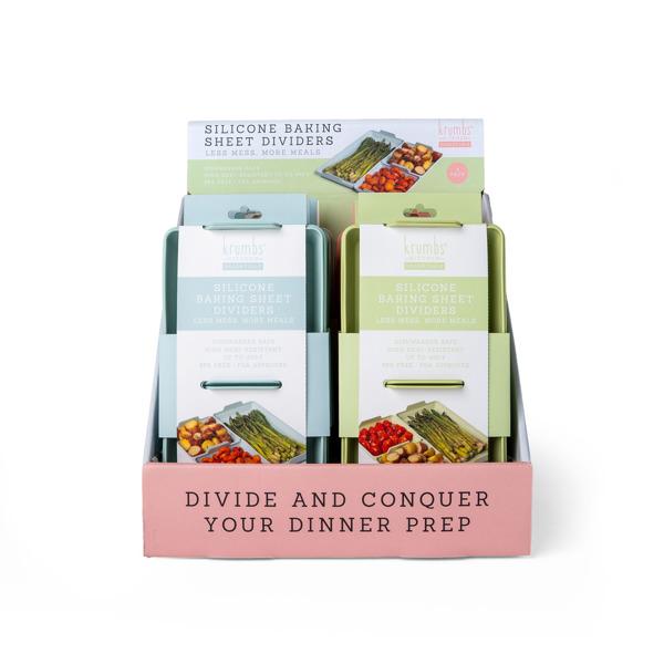 Krumbs silicon baking sheet dividers 4 assorted 