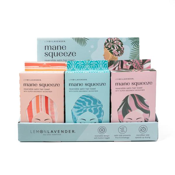 Mane squeeze reversible satin hair wrap