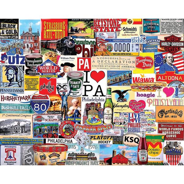 I Love Pennsylvania 1000 Pc