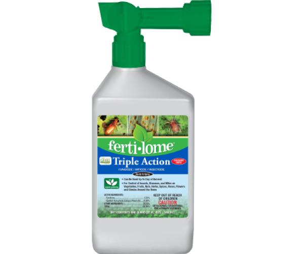 Fertilome Triple Action - 32 oz hose end hook up