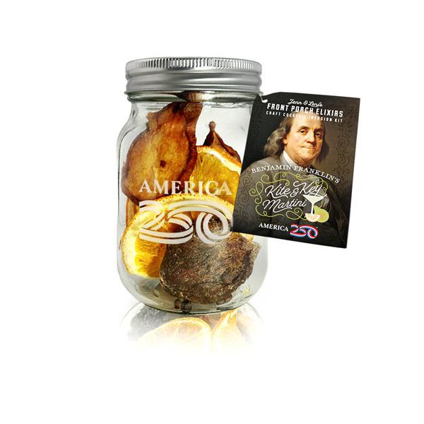 Ben Franklins Kite And Key Martini 16 Oz