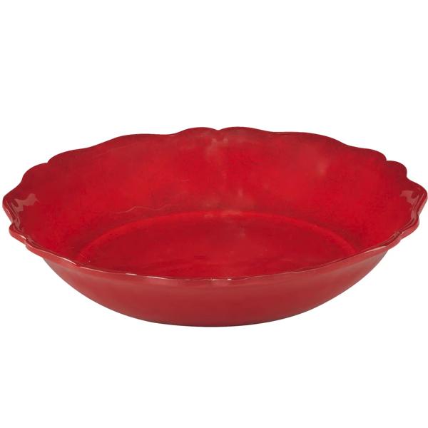 Melamine Serving Bowl Red