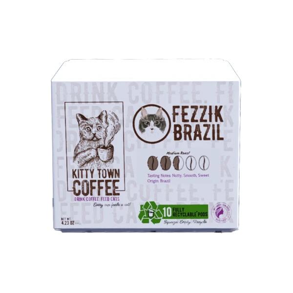 Kitty Town  Coffee Fezzik Recycle Pods  10 pack 