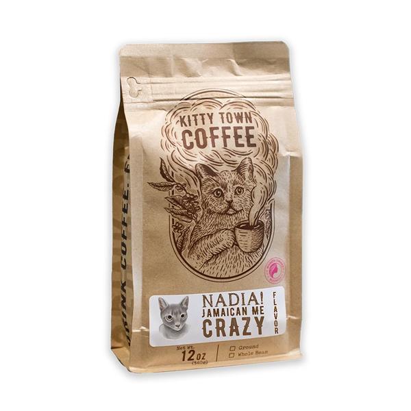 Kitty Town  Coffee Jamaican Me Crazy  Auto Drip 12 oz