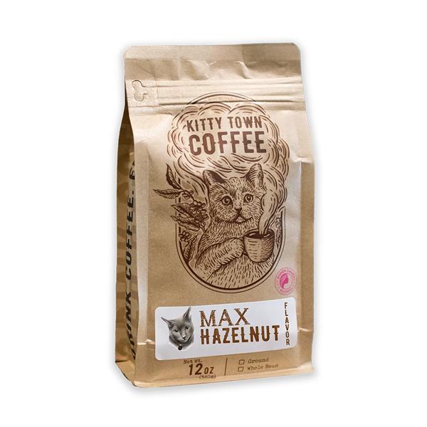 Kitty Town  Coffee Max Hazelnut  Auto Drip 12 oz 