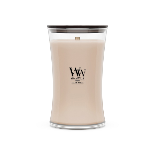 Wood Wick Crystal Ginger Candle