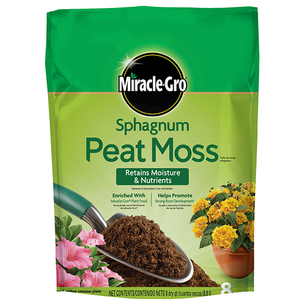 Miracle Gro Peat Moss - 8 qt