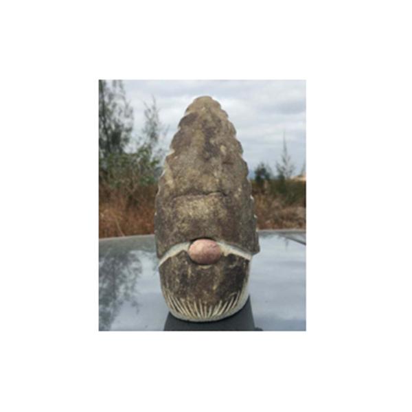 Stone Boulder Gnome  - 8 in