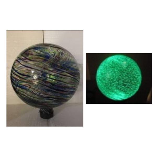 Gazing Globe - Luminous Swirl, 10 in