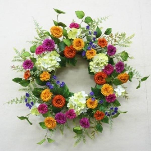 Wreath Mix Floral 24in