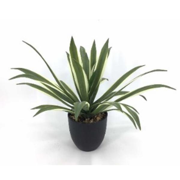 Potted Yucca Plant - 17 in Artificial