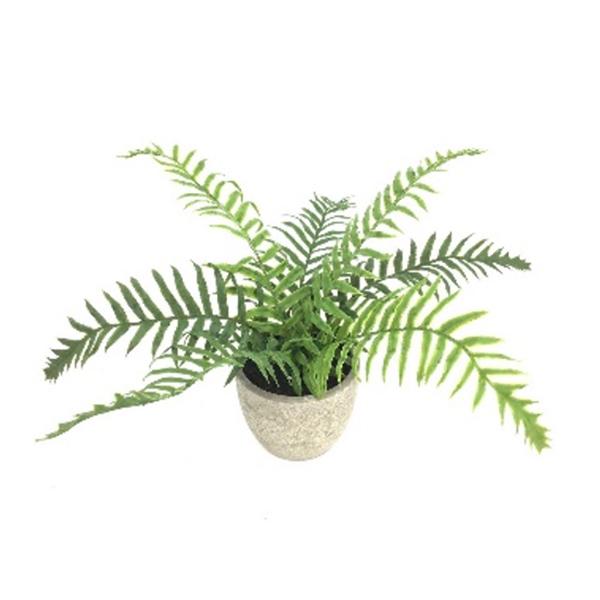 Potted Fern - 10in Artificial