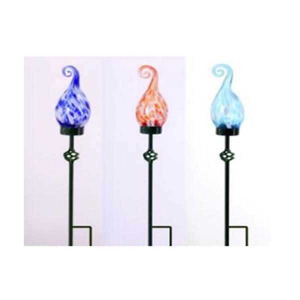 Decorative Garen Stake Glass Flame - 40 in