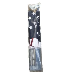 American Flag Kit Poly Cotton Mix With 6Ft Pole