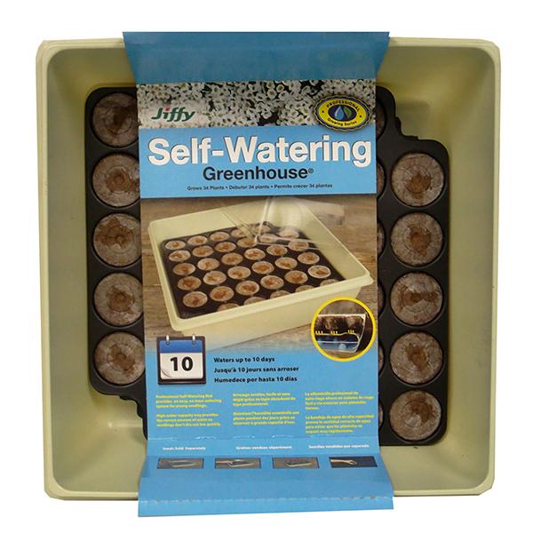 Jiffy Self Watering Greenhouse - 34 Count