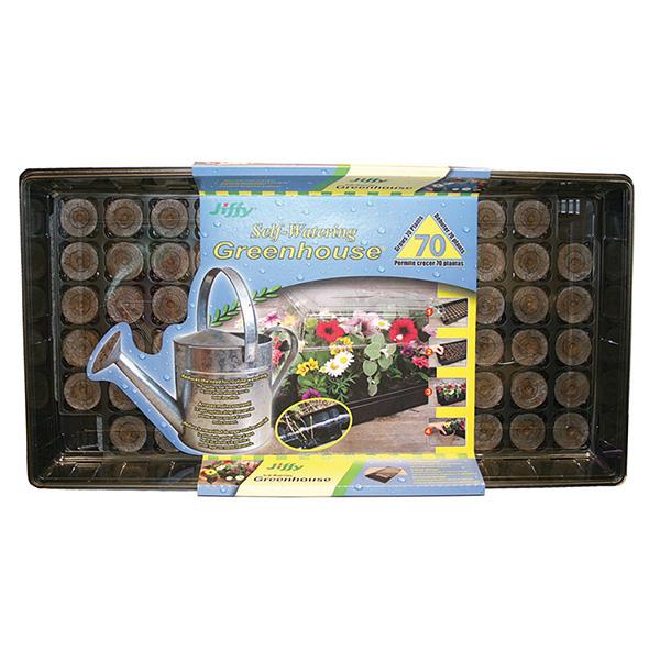 Jiffy Self Watering Greenhouse - 70 Count