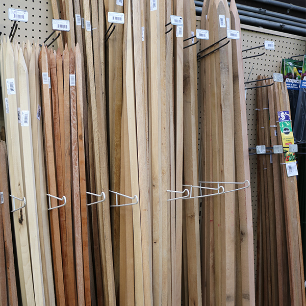 Hardwood Stakes - 5 ft x 1  in x 1 in