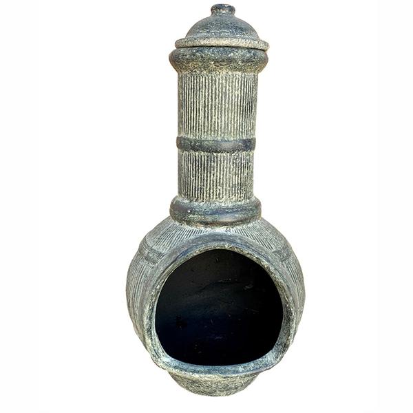 Chiminea Fluted Olive Dust -  44 in