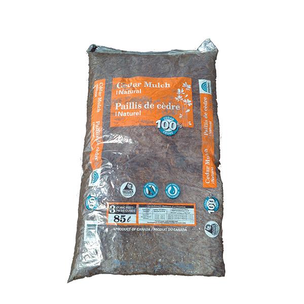 Natural Cedar Mulch - 3 cuft