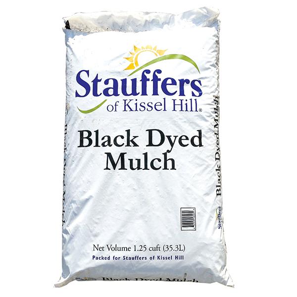  Stauffers Black Dyed Mulch - 1.25 cuft