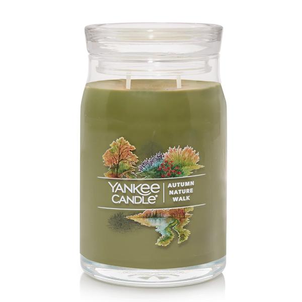 Yankee Fall Jar 20 oz 2 Wick - Autumn Nature Walk
