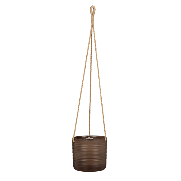 Hanging Pot Dark Oak - 6.5 in