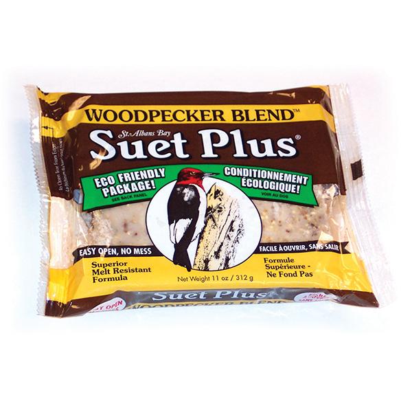Suet Plus Cake Woodpecker Blend - 11oz
