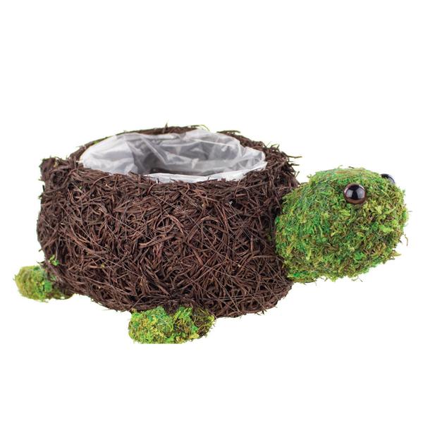 Moss Planter Turtle - 11 in