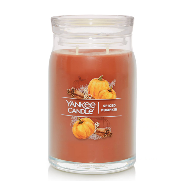 Yankee Fall Jar 20 oz 2 Wick - Spiced Pumpkin