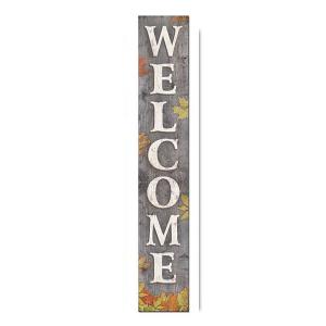 My Word! Porch Board - Welcome Fall Leaves