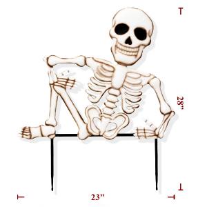 Skeleton Knee Stake - 28 in