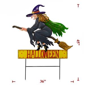 Stake Traveling Witch Halloween