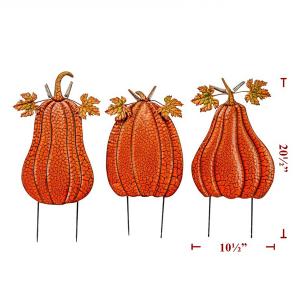 Orange Pumpkins Stakes - 20.5 in