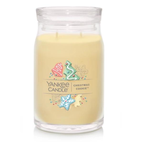 Yankee Christmas Jar 20 oz 2 Wick - Christmas Cookie