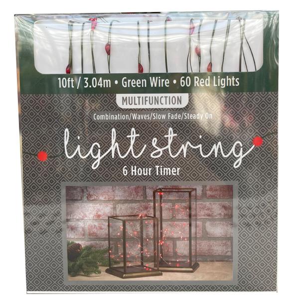 LED Micro Multifunctional Light String - Red