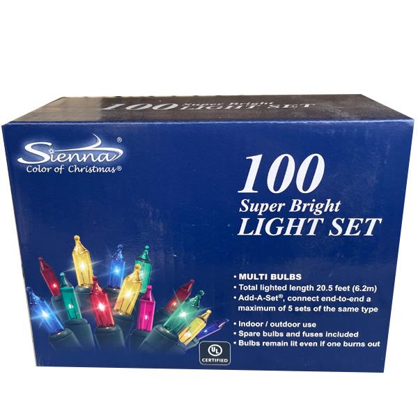 Super Bright Mini Light Set - Multicolored - 100 Lights