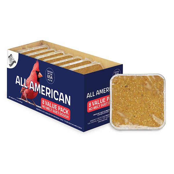 C&S Suet Dough All American No Melt - 8 Pack