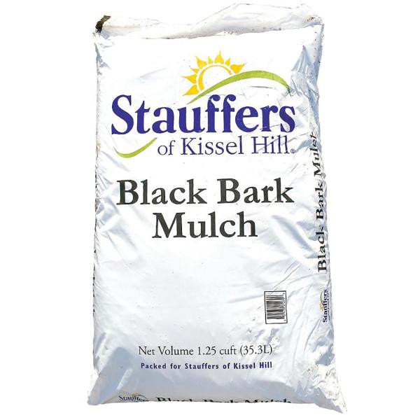  Stauffers Black Bark Mulch 1.25 CF