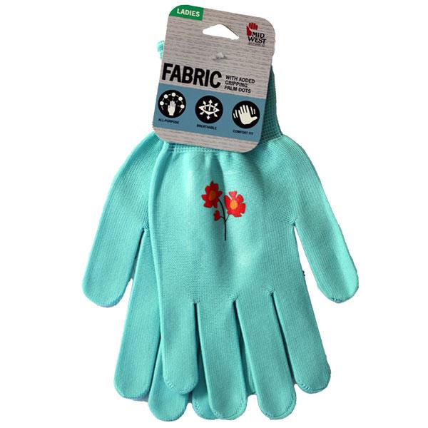 Gloves Ladies Knit Wrist Dots