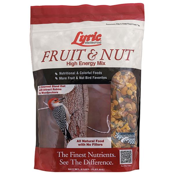 Lyric Fruit & Nut Mix Bird Food - 5 LB