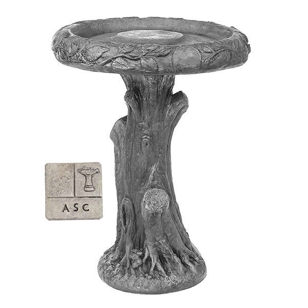 Athens Stoncasting Bird Bath Timber Wood