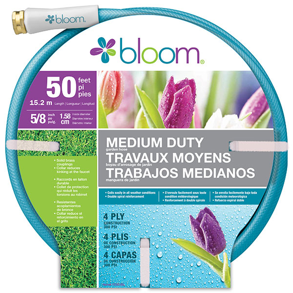 Bloom Medium Duty Hose - 5/8in x 50ft