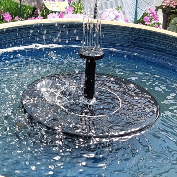 Departments - Solar Floating Bird Bath Bubbler