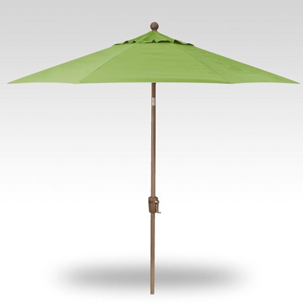 Treasure Garden Umbrella - 7.5 ft, Kiwi, Champagne Pole, Push Button