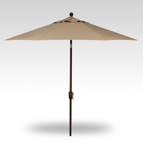 Treasure Garden Umbrella - 7.5 ft Sand, Bronze Pole, Push Button