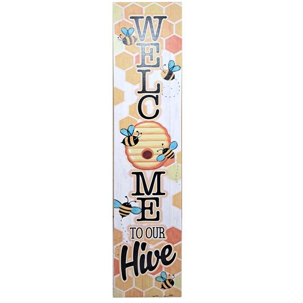 Porch Sign - Welcome Hive