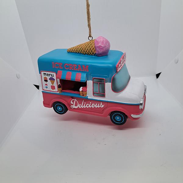 Birdhouse Resin Decor Ice Cream Truck